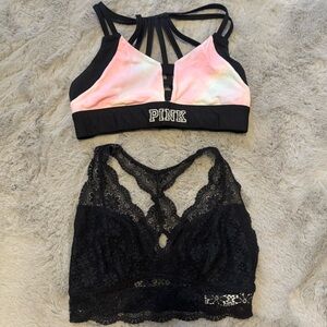 Pink & Aero bralettes